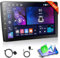 Podofo [4+64G] Autoradio 2 DIN, schermo Android 13 da 9 con cavo A-pple Carplay/touchscreen Android Auto con supporto ricevitore radio GPS/Bluetooth/SWC/FM/RDS/WiFi/USB