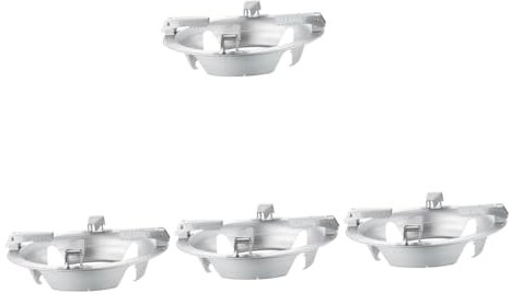 Cabilock 4pièces Support De Cuisinière Antidérapant Pour Wok Réchaud à Gaz Avec Pare-brise Structure Et Résistante Chaleur Pour Cuisine Domestique