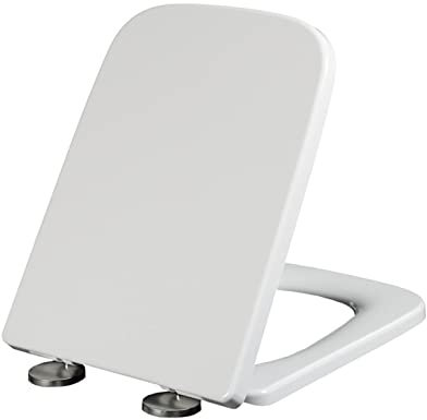 WC-Sitz-Ersatzbezug mit Absenkautomatik, Schnellentriegelung, robustes UF-Material 34 x 43,5 cm