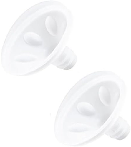 Momlacto 2Pcs Breastpump Flange Cushion for 24mm Shields Flanges Replace Flange Inserts Compatible with Spectra Pump Parts Reduce Nipple Tunnel (21mm)