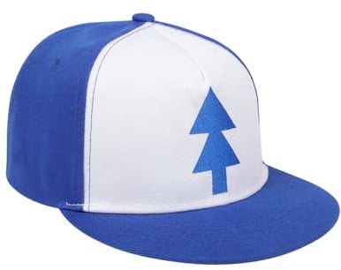XNHIU Dipper Blue Pine Hat Baseball Cap Bestickte Blautanne Dipper's Cap Verstellbare Mode Hip Hop Caps für Männer Frauen