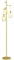 HOMCOM 3-Light Floor Lamp, 170cm Industrial Dimmable Standing Lamp with Steel Wire Cage Lampshades for Living Room, Bedroom, Dining Room, Study, Gold Tone
