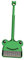 MOTHNUR Ergonomic Small Broom Set Boy Girl Broom and Dustpan Cleaning Set for Boys and Girls Home and