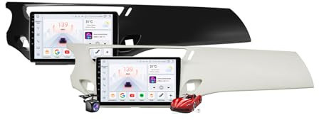 Weiß,M300S,Android 15 Autoradio Stereo Navi mit 4G WiFi Carplay Android Auto für C3 DS3 2010-2016 Upgrade Touchscreen Sat GPS Navi 9 Zoll MP5 Multimedia Video Player FM BT Receiver