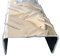 2000mm Aluminium U-Profil 20x50x20mm Abdeckprofil aus Aluminium Riffelblech Duett Tränenblech Kantblech kreativ bauen