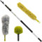 DocaPole Microfiber Duster with Extension Pole - 6-24 ft Up to 20ft Extendable Dusters - House Cleaning Kit for High Ceilings & Long Reach Ceiling Fan Cleaning Tool, Cobweb & Wall Dust Remover