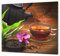 Planche de cuisine en VERRE trempé – Planche à découper en verre – Couvre-plaques de cuisson – UNE PIÈCE (60x52 cm) ou DEUX PIÈCES (30x52 cm chacune);D04 Série Boissons: Thé 3