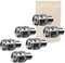 Adaptout 6x Adattatore da BNC maschio a RCA femmina - Connettore video s-video coassiale marca francese