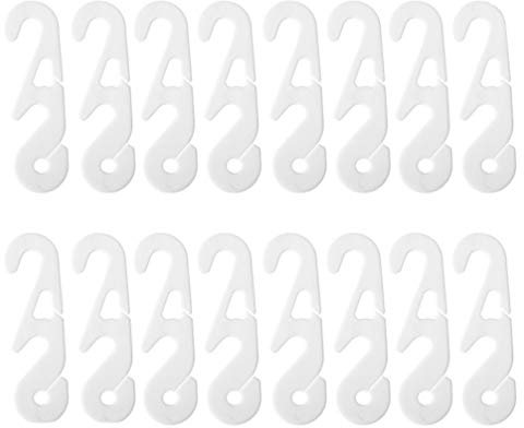 EXCEART 30 Stücke Mundschutz Strap Extender Ohrhaken S Haken Atemschutz Bandverlängerung Gehörschutz Ohrriemen Ohrgriffe Verlängerung Schnalle Ohrenschmerzen lindert Weiß
