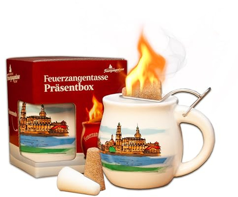 Feuerzangentasse 1er-Set, Weiß/Dresden - für Feuerzangenbowle