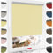 Schuette® Verdunkelungsrollo ohne Bohren/mit Bohren 2in1 ● Thermo Rollo Kollektion: Sandy Shore (Beige) ● 55 x 130 cm (Breite x Höhe) ● Suprafix Klemmrollo = Klemmfix 2.0 ● 60s Montage mit Video