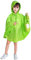 Regenjacke Kinder Mädchen Fahrrad Regencape Wasserdicht mit ärmeln Regenmantel Atmungsaktiv Gelb Unisex Regenbekleidung Schule Grünes Gras/XL