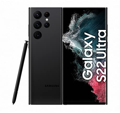 Samsung S908F/DS Galaxy S22 Ultra 5G, Dual, 256GB 12GB RAM, Phantom Black (Ricondizionato)