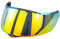 Shkalacar Helmvisier, Motorrad Windschutz Helm Objektiv Visier, Vollgesichts Helmlinsenvisier Ersatz für AGV K1 K3SV K5
