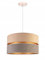 FKL DESIGN Home Deco – Pendelleuchte Esstisch – Hängeleuchten & Pendelleuchten – Deckenlampe Hängend – Lampenschirm Hängelampe- Esszimmerlampe - Wohnzimmer - Küchenlampe - (Creme-Grau), TAD34