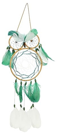 Garneck Wanddeko Aus Makramee Mit Eulenmotiv Handgefertigter Eisen Für Schlafzimmer Wohnzimmer Babyzimmer Und Meditationsraum