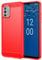 Folmecket Nokia G42 5G/G22 5G/G310 Case, Carbon Fiber Scratch Resistant,Shock Absorption Soft TPU Rubber Protective Cell Phone Cover for Nokia G42 5G/G22 5G/G310 6.56 Red