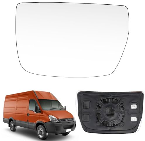 Rechts Unten Spiegelglas Ersatz für Iveco Daliy/EcoDaily 2006-2014, Beheizbar Außenspiegel Glas Asphärisch, Ersatzspiegel Rückfahrglas Spiegel Mit Heizfunktion