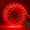 ShineBurky LED Strip 5M Rot, LED Streifen 12V Lichtband LED Selbstklebend IP65 Wasserdicht LED Band Beleuchtung Lichtband Strips Flexibel for Leiste Küche TV DIY Deko (Inklusive Netzteil)