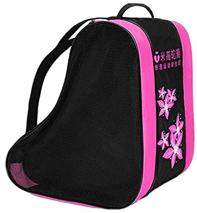Bolsa de transporte duradera y práctica para patines - Rosa