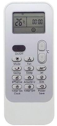 LATOOR 1pc DG11J1-31 Remote Fit for Whirlpool Condizionatore D'aria Telecomando AC Telecomando DG11J1-36 DG11J1-51