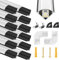 LED Aluminium Profil 12 x 1m LED Aluminium Profil mit Weiß Milchige Abdeckung, Endkappen, und Montageklammer für LED-Streifen,LED-Streifen Nicht Im Lieferumfang Enthalten