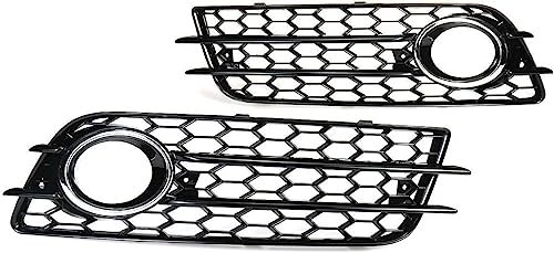 Auto Griglie Anteriori E Griglie Radiatori per Audi A4 B8 S-Lines S4 2008 2009 2010 2011 2012, Superiore Paraurti Hood Mesh Anteriore Centrale Accessori