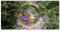 MuchoWow© Gartenposter Groß 200x100 cm XXL Outdoor Bilder Gartendeko für draußen Wetterfest Garten Deko Banner Draußen Bild Garden Decoration Fensterblick - Blumen - Hortensie - Sommer
