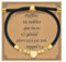 Bracelet Amitié Femme Porte Bonheur - Bracelet en Corde Noué Coeur Fait à la Main Bracelet Protection Amulette Bonne Chance Amitié Diplômés Couples Anniversaire Cadeau Noel (Noir)