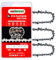3PC 12 Chainsaw Chain For DEWALT DCCS620B DCCS620P1 DCCS620BWPR320B 20V ，RYOBI RY40509BTL RY40590-CMB1,WORX WG380 40V, Black & Decker LCS1240 40-Volt(90EOPX45)
