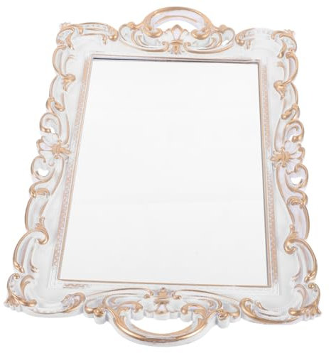 Alipis Organisateur De Miroir Élégant Plateau De Parfum En Verre Moderne Plateaux De Commode Pour La Décoration De La Chambre