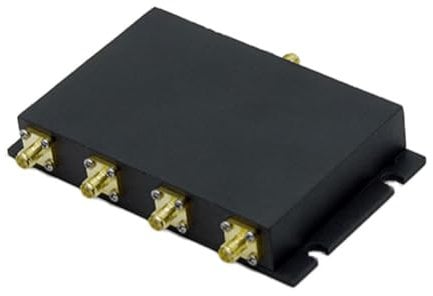 Uxsjakjsd Répartiteur de Puissance SMA 4 Voies 800-2700MHz pour Une Amplification Fiable du Signal de Téléphone Portable, Applications GPS/WiFi
