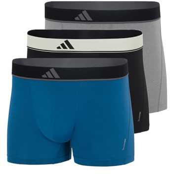 adidas Herren Trunk (3 Pack) - Active Micro Flex Eco - Boxershorts enganliegend - Bequeme Unterwäsche