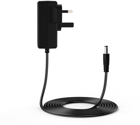 15V Power Adapter Compatible with Pro-Ject Turntables | Grounded Power Supply, High-Power, for Turntable, Charging Cable, 2.5M