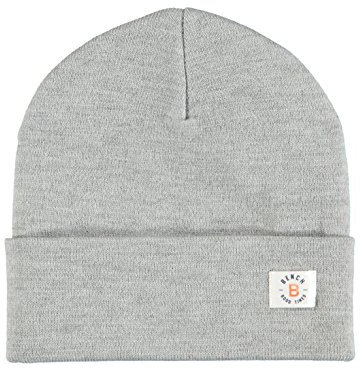 Bench Jungen Turn UP Beanie Mütze, Grau (Grey Marl Ma1023), M (Herstellergröße:M-L)