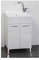 Mobile Lavatoio per interno 60×50 Rovere Bianco