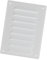 140x190mm / 6x7 inch White Metal Air Vent Grille Cover with Insect Mesh - Ventilation Cover