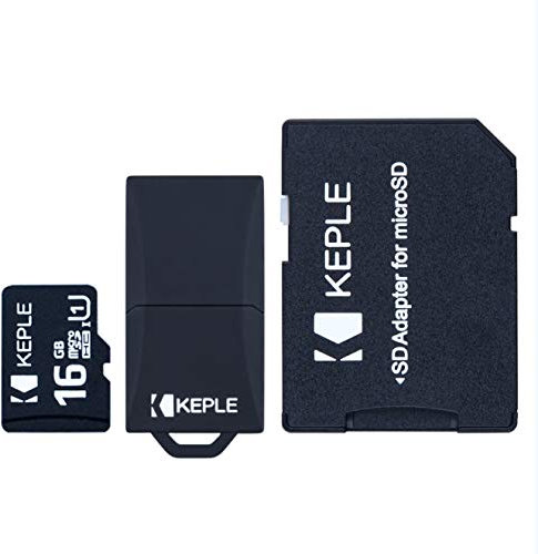 Keple 16GB Micro SD Speicherkarte | MicroSD Kompatibel mit Akaso Brave 5 4K, Brave 4 4K, V50 Pro, V50 Native, EK7000 / Plus, EK5000 Sports Action Cameras Camcorder Action Camera Cameras | 16 GB