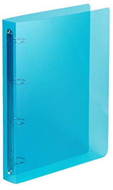 Favorit Raccoglitore Polipropilene Lumina 22X30 4 Anelli Tondi Diametro 30 mm, Blu