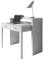 Dmora Consolle scrivania a Scomparsa, con 2 cassetti, 99 x 88 x 36 cm, Bianco, Unico