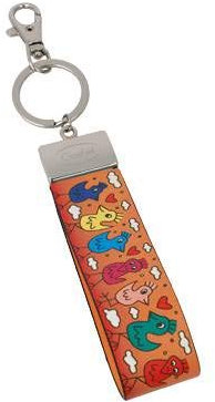 Goebel Pop Art James Rizzi Bird Party on The Wire - Schlüsselband Neuheit 2020 26102591