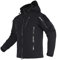 TACVASEN Herren Wandern Übergangsjacke Soft Shell Jacke Herrenjacke Outdoor Winter Thermo Jacket (M, Schwarz)