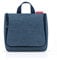 reisenthel toiletbag - praktischer Kulturbeutel mit Haken, wasserabweisendes Material, Couleur:twist blue