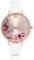 KIMOMT Womens Watches Leather Quartz Watch Waterproof Fashion Wristwatch for Women Ladies Girls (Rose Gold-White)