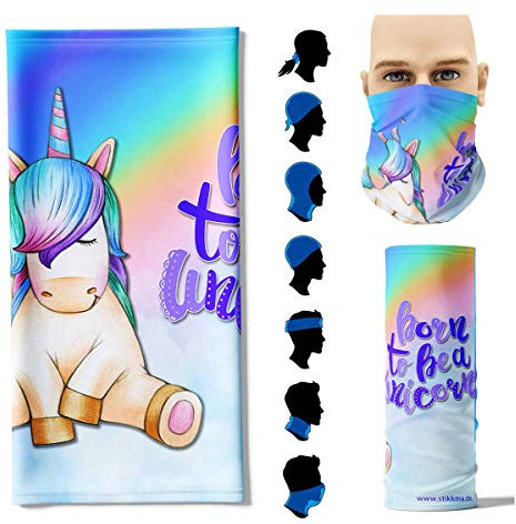 Stikkma Multifunktionstuch Face Pad+ Süßes Einhorn Face Pad+