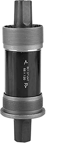 Movimento Centrale per Bicicletta 118120122,5 124,5 127,5 Mm ASSE con Foro Quadrato in Acciaio per Manovella con Albero Conico Quadrato(68X120L)