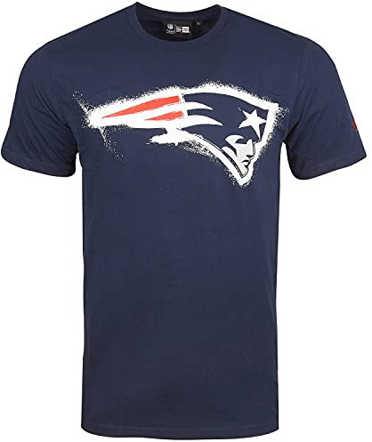 New Era NFL Shirt - Spray New England Patriots Navy - XS