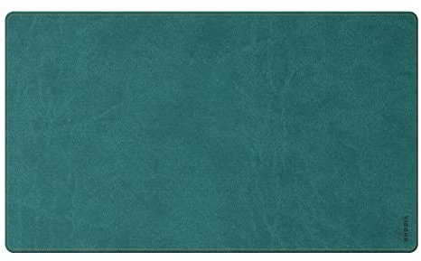 Rhodia 194276C - Schreibunterlage Rhodiarama 80x40 cm, flexibel, aus Kunstleder, ideal für Home Office, 1 Stück, Pfaugrün