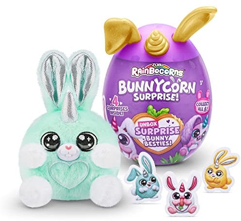 Rainbocorns Bunnycorn Surprise, 2er Pack, 4 Überraschungen im Inneren, Plüschtiere zum Sammeln, (2er Pack)
