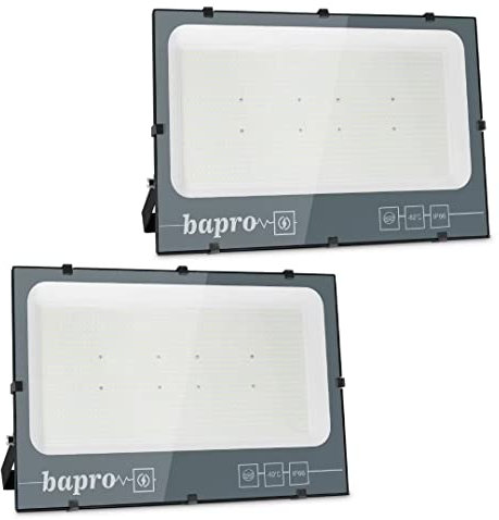 Royana 2x 600W LED Strahler Außen, Superhell Aussenstrahler 60000LM Baustrahler, IP66 Wasserdicht Flutlicht Außenleuchte 3000K Warmweiß Scheinwerfer für Garage, Garten, Sportplatz
